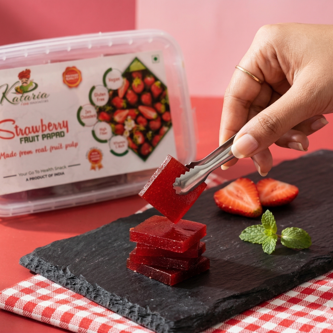 Strawberry Fruit Papad