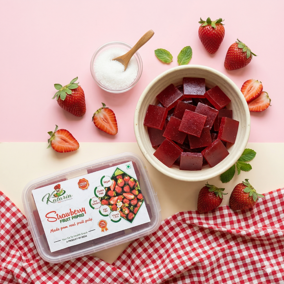 Strawberry Fruit Papad