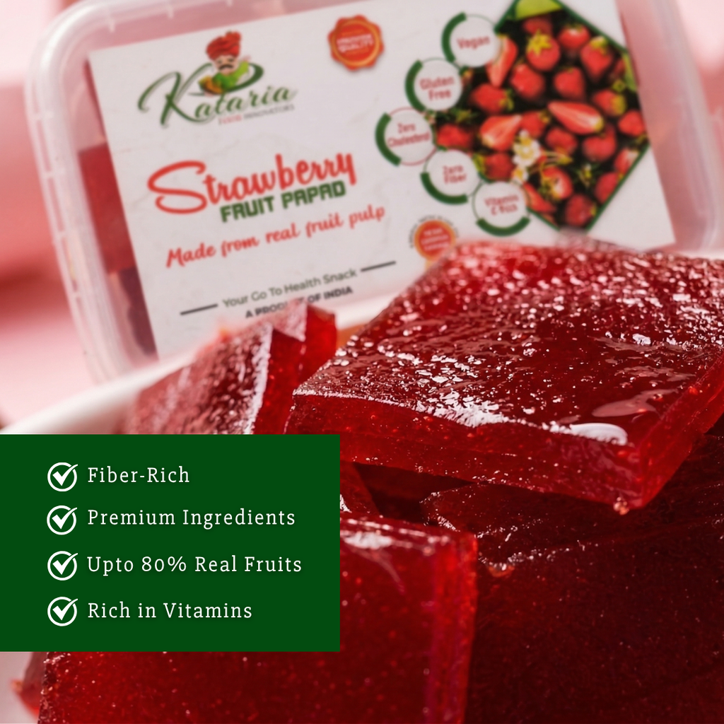 Strawberry Fruit Papad